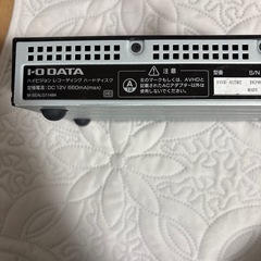 I-O DATA❗️外付けハードディスク！コードが無い為確認出来ません！ジャンク品として‼️の画像