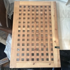 未使用 格子杉板 約600x400x18の画像