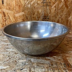 C(7751) 業務用 42㎝ ボウル 2個セット ステンレス 調理器具 厨房用品 飲食店 店舗用 中古の画像