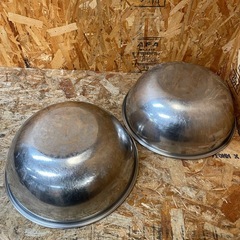 C(7751) 業務用 42㎝ ボウル 2個セット ステンレス 調理器具 厨房用品 飲食店 店舗用 中古の画像