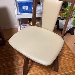 【取引者決定済】伸長式ダイニングテーブル・椅子セットの画像