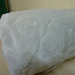 未使用/新品　［シングル］敷パッド一体型 ボックスシーツ 洗える 吸湿発熱 フランネル生地 抗菌 防臭　ミストグレーの画像