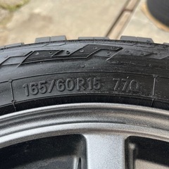 アルミホイール4本セット　165/60/R15 77Q　の画像