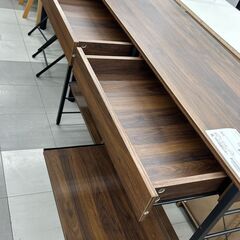 ★リユースのサカイ千葉中央店★  レンジ台 ブラウン H90×D40×W120 クリーニング済み TC5732の画像