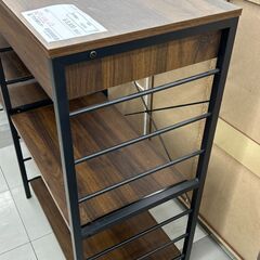 ★リユースのサカイ千葉中央店★  レンジ台 ブラウン H90×D40×W120 クリーニング済み TC5732の画像