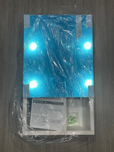 曇らない浴室鏡付 ミラーキャビネット 軽量 洗面所収納 ホワイト 50×29cm