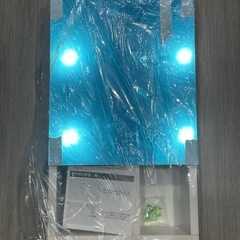 曇らない浴室鏡付 ミラーキャビネット 軽量 洗面所収納 ホワイト 50×29cmの画像