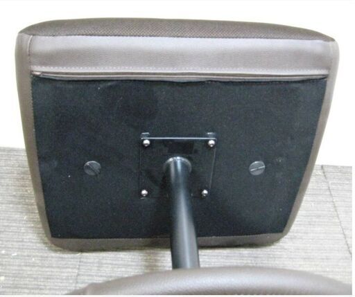 ニトリ　オットマン　足置き　小型　コンパクト　メッシュ生地　スツール　ダークブラウン　インテリア　NITORI　693ZS