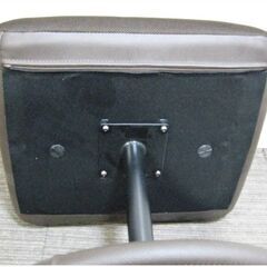 ニトリ　オットマン　足置き　小型　コンパクト　メッシュ生地　スツール　ダークブラウン　インテリア　NITORI　693ZSの画像