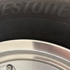 ハイエース　BS VL10スタッドレスタイヤ&アルミ　貨物車検ok!!の画像