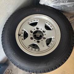 ハイエース　BS VL10スタッドレスタイヤ&アルミ　貨物車検ok!!の画像