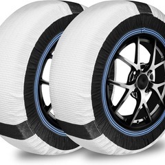 布製タイヤチェーン スノーソック 布チェーン 軽自動車 非金属 タイヤチェーンの画像