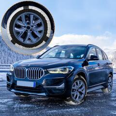 布製タイヤチェーン スノーソック 布チェーン 軽自動車 非金属 タイヤチェーンの画像