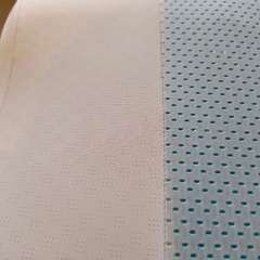 【未使用品】低反発枕　冷感　安眠　快眠　通気性メッシュ波型枕の画像