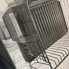 無印良品　水切りカゴ　6点　ステンレスバスケット　セットの画像