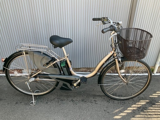 748  ヤマハ新機種電動アシスト自転車pasnaturaブラウン26インチシルバーアルミ
