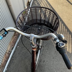 749  ヤマハ新機種電動アシスト自転車pasnatura26インチ　ブラウンアルミボディの画像