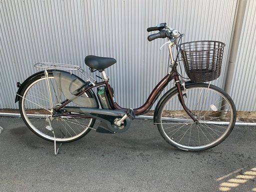 749  ヤマハ新機種電動アシスト自転車pasnatura26インチ　ブラウンアルミボディ
