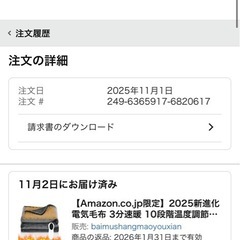 電気毛布の画像