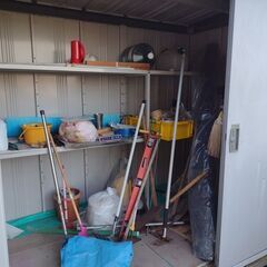 観音寺 大型 物置 鋼板物置 イナバ物置 倉庫 車庫 収納庫 屋外使用 の画像