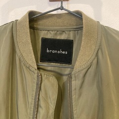 branshes オリーブグリーン ジャンパー 150㎝ 薄手アウター 春秋の画像