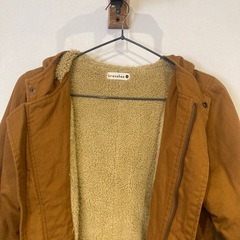 bananas ブラウンジャケット 150㎝ 茶 キャメル系 ジャンパー コートの画像