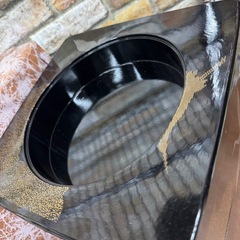 漆塗 3段 重箱 未使用の画像