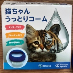 猫ちゃんうっとりゴム（未使用）とサンタさんの帽子の画像