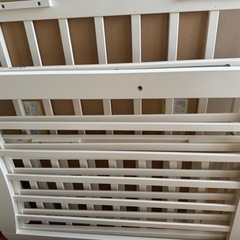 KATOJIベビーベッドフレーム（ホワイトカラー）の画像