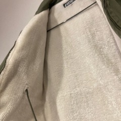 ZIDDY ダウンコート 140サイズ オリーブ カーキー キッズ女子 アウターの画像