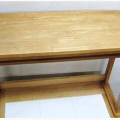 木製　キッチンラック　タイル天板　収納棚　キッチンカウンター　木製　キッチン収納　インテリア　699ZSの画像