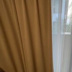カーテン・レースセット　w294 h210 両開き　ベージュの画像