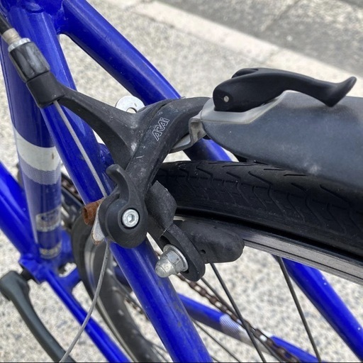 自転車　ACORDE クロスバイク 6段変速 ブルー《整備前提》