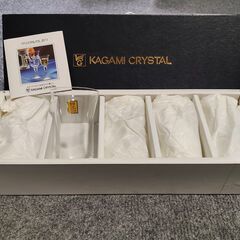 カガミクリスタル KAGAMI CRYSTAL グラス5個セットの画像