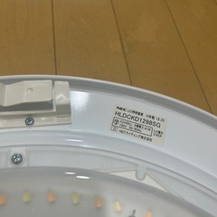 NECシーリングライト　調光&タイマーリモコン付きの画像