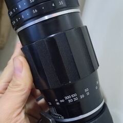 極上品 希少な18枚羽根 円形絞り PENTAX Takumar F3.5 200mm ★分解清掃済の画像