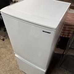 シャープ SHARP 冷蔵庫(幅48.0cm) 137L つけかえどっちもドア 2ドア ホワイト系 SJ-D14F-Wの画像