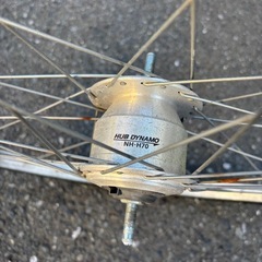 自転車　ダイナモ27インチLEDライト付きの画像