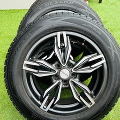 プジョー/シトロエン　スタッドレスタイヤ225/60R17　ホイールセット　ブリジストン　WINTER MAX SJ8の画像