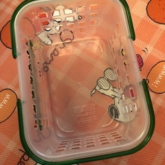 カゴ ミニバスケット 小物入れ 緑花柄ポイントの画像