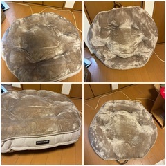 【コストコ】カークランドシグネチャー ／ペットベッド 丸型 ／直径・約90cm x 90cm／used使用済み・中古品の画像