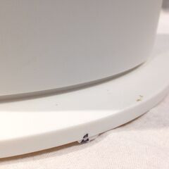 ●●230●YAMAZEN 加湿セラミックファンヒーター / DKF-L12 ホワイト 2017年製 / 暖房器具 加湿器 家電 コンパクト / 乾燥 対策の画像