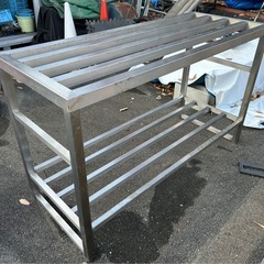 ステンレス製水槽台・キャビネット1490×590×900 の画像