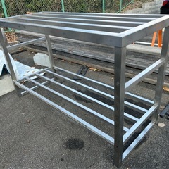 ステンレス製水槽台・キャビネット1490×590×900 の画像