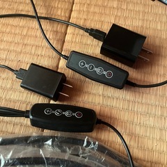 植物育成ライト2つ　USB接続2種類の画像