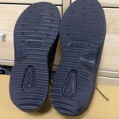 ECCO　　レザーシューズ　ファスナー付き　23.5㎝の画像