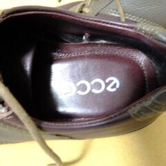 ECCO　　レザーシューズ　ファスナー付き　23.5㎝の画像