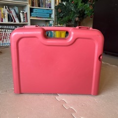 折りたたみ式ミニテーブルセット　コップ　カトラリー　プレート　4人前セット　屋外向けの画像