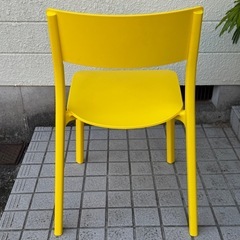 IKEA イケア　椅子　ダイニングチェア　黄色　イエローの画像