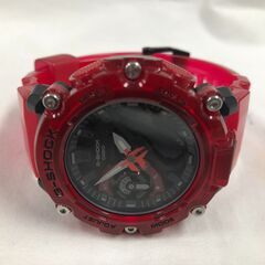 【ジャングルジャングルサカイ石津店】　カシオ CASIO G-SHOCK  腕時計 クオーツ アナデジ 2針 カーボン 樹脂 スケルトン レッド ブラック GA-2200SKLの画像